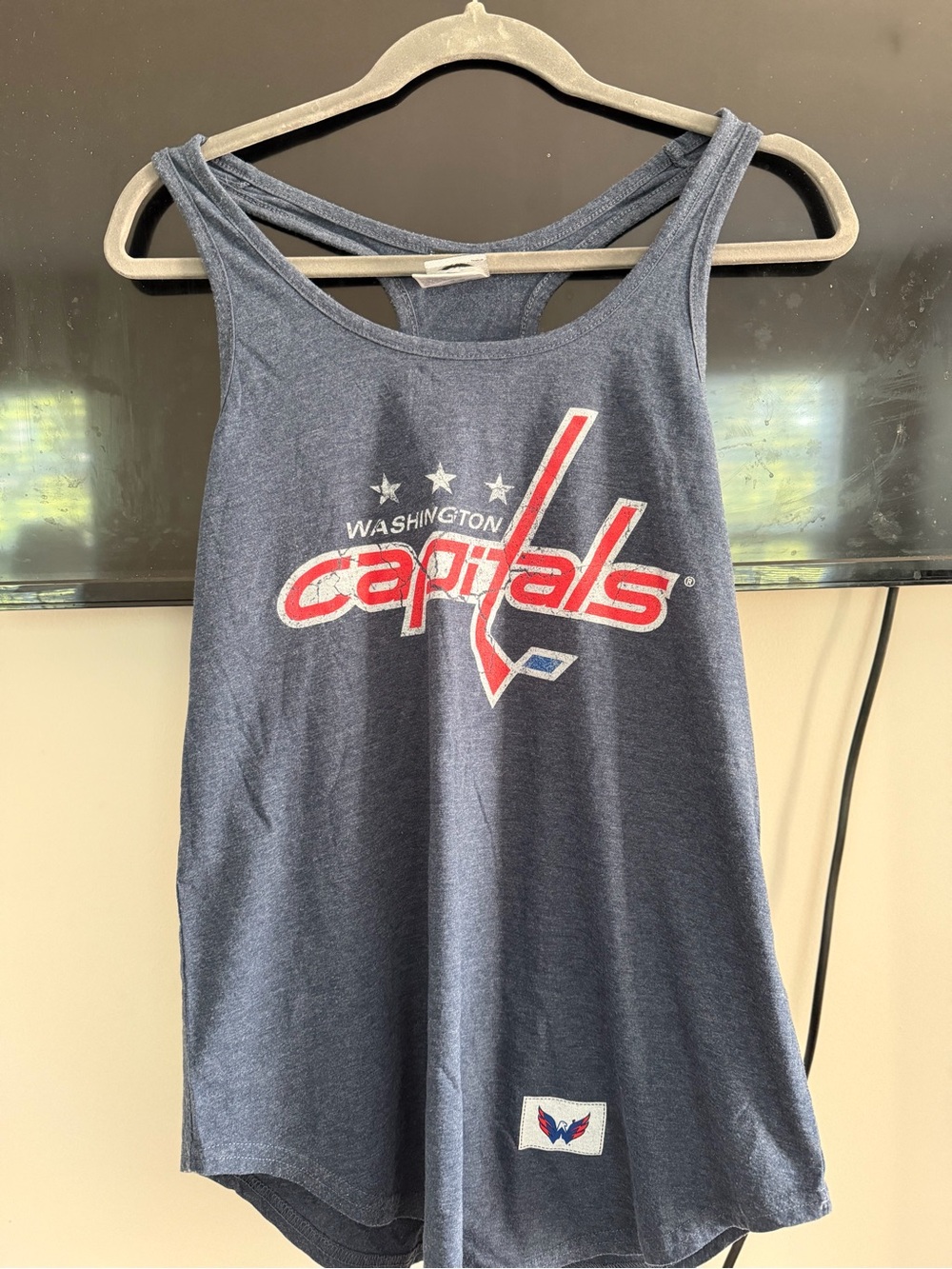 NHL Washington Capitals Navy Tank with Red Logo